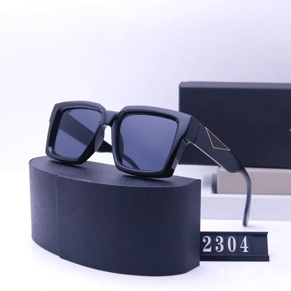 Gafas de sol polarizadas de diseñador, gafas de sol triangulares de lujo para hombres y mujeres, gafas de sol con personalidad, gafas resistentes a los rayos UV, gafas de sol de gran tamaño para mujer 2312124D