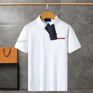 Designer Polo Fashion Embroidery Designer V-Neck Pure Cotton High Street Men's T-shirt Casual paar Kleding Maat XS-4XL Emodern888