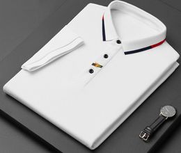 Designer Polo Haut de gamme Luxe Paul T-shirt à manches courtes Casual Polo Bee Polo Chemise Coton Revers Business Coréen Été Broderie Vêtements Pour Hommes 4840