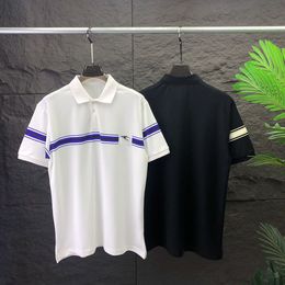 Designer Polo T-shirts pour hommes Tshirt Cotton High Street Men Casual T-shirt Luxury Casual Couple Couple
