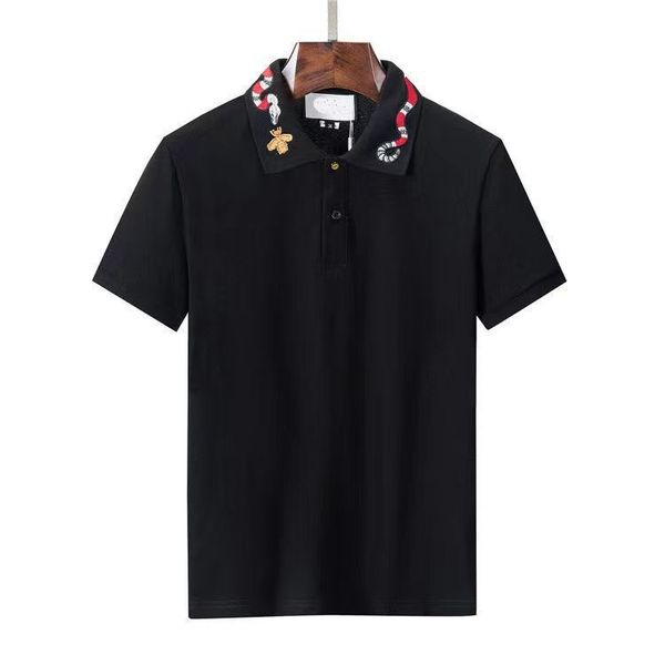 Designer Polo Mens Polo Géométrie Patchwork Luxe Femme Graphique Tops T-shirts Polo-shirt Polos Travail Golf Casual Polo T-shirts Taille surdimensionné M-3XL