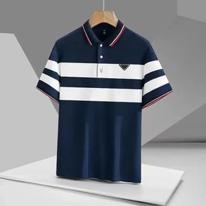 Designer POLO Heren T-shirt Mode Geborduurd Designer T-shirt V-hals Katoen High Street Heren Casual T-shirt Luxe casual paarkleding