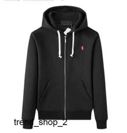 Designer polo Ralphs hoodie Heren rits hoodies Sweatshirts Designer heren trui met rits halve hoodie Losse paardenjassen polo herenkleding Top polo hoodie GID4