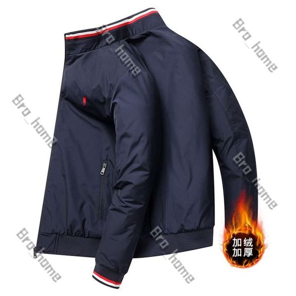 Designer Polo RL Ralphs Veste pour hommes Laurens Automne et hiver Veste en velours pour hommes Beau manteau de velours mince intérieur Manteau chaud et épais 814