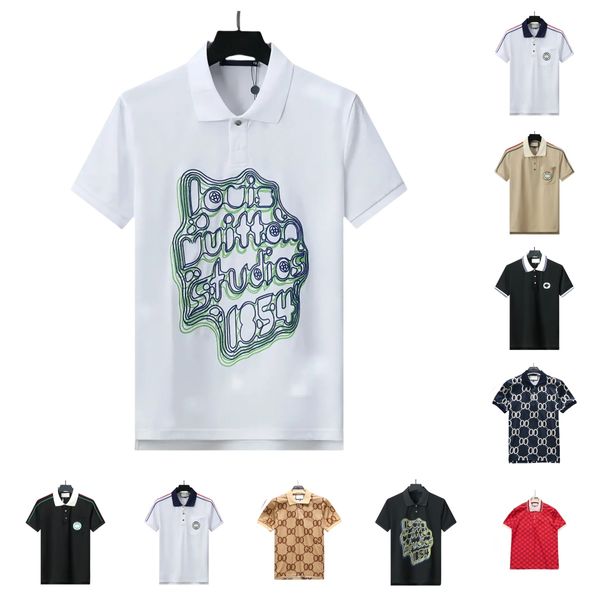 Créateur polo t-shirt pour hommes et femmes chemise de créateurs lettre de mode