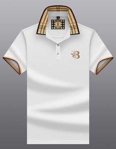Polo de créateur T-shirt pour homme Créateur de mode Polo en coton de luxe Revers Chemises à manches courtes Lettre TB Brodée Business Hommes T-shirts Grand T-shirt