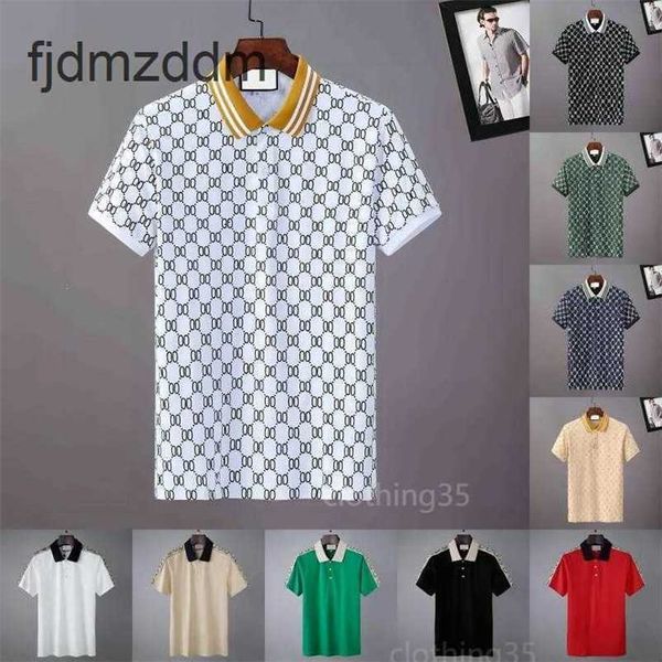 Designer Polo Mens Mens Men Shirts Luxury Italie Vêtements à manches courtes Mode décontractée Summer T de nombreuses couleurs sont disponibles Taille M-3XL