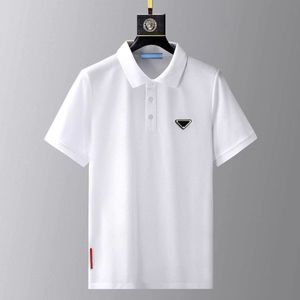 Designer Polo Shirt Mens Polo Fashion Polos Tees Luxe zakelijk Polo Shirt Hoogwaardige Kort Mouw Top 2023 Zomer voor mannen Vintage T -shirt kleding