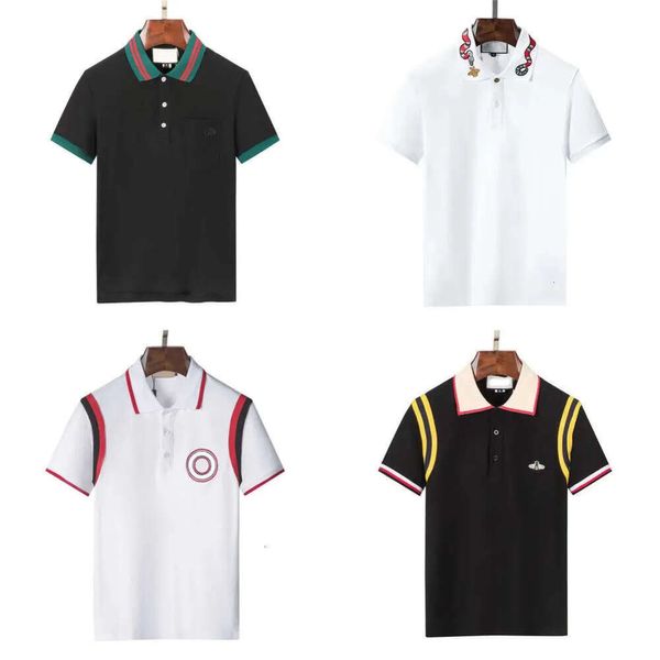 Designer Polo Mens Polo pour l'homme Focus Focus broderie Snake Gaer Little Bees Patché à imprimer vêtements Vêtements