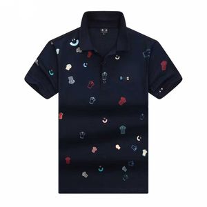 Designer Polo Shirt Heren Polos T-shirt bosss Fashion Luxury Brand Casual Business Golf T-Shirt Pure Cotton Ademen Korte mouwen T Shirts 2024 Summer Top VFFP