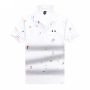 Designer Polo Shirt Heren Polos T-shirt Bosss Fashion Luxury Brand Casual Business Golf T-Shirt Pure Cotton Ademen Korte mouwen T Shirts 2024 Summer Top Vyo2
