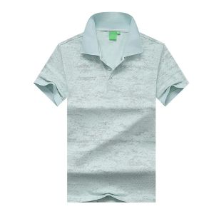 Designer Polo Shirt monogrammé en coton à manches courtes T-shirt Top Fashion Business Gentleman Mens Polo Lapon Summer Luxur