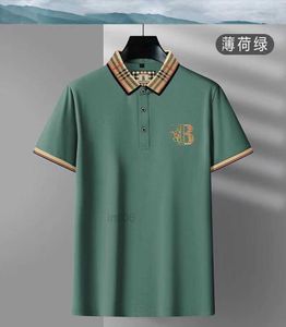 Designer Polo Shirtmens Polos Designer de mode ShortSleeved Polo Highgrade Broidered ShortSleeved Cotton Polo Mens Mens Tshirt Coréen Fashion Clothing Summe