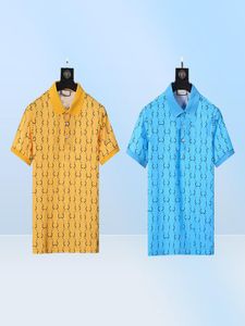 Designer Poloshirts Mannen Luxe Polo's Casual Heren T-shirt Snake Bee Brief Print Borduren Mode High Street Man Tee 20223254322