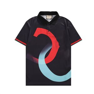 Designer Polos Hommes De Luxe Polos Casual Hommes T-shirt Serpent Abeille Lettre Imprimer Broderie De Mode High Street Man Tee Rn20