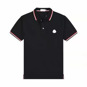 Diseñador camisas de polo hombres Polos de lujo T camisa para hombres casuales camiseta serpiente de abeja impresa bordado de bordado de la calle