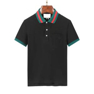 Designer Polo Men Polo Men décontracté Polo T-shirt Snake Bee Lettre imprimé broderie Fashion High Street Mens Polos