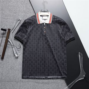 Designer Polo Shirts Mens Polos Shirts Men Fashion Tees Classic Multiple Color Sleeves Shorts Plus de broderie Business Coton Coton Coton Haish M-3XL # 163