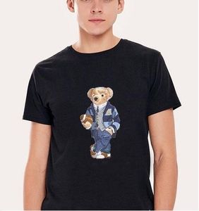 Designer Polos Bear Shirt Men Martini Bear T -shirt Ralp Polo korte mouw ralp laurens t -shirt standaard eu uk shirts hockey kapitein marine blauw harajuku streetwear 1964 1964