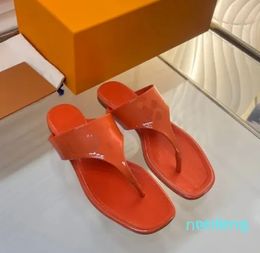 Designer zwembadkussen damessandalen pantoffel zijkant zonsondergang platte comfort muilezels gewatteerde pantoffels met riempje aan de voorkant