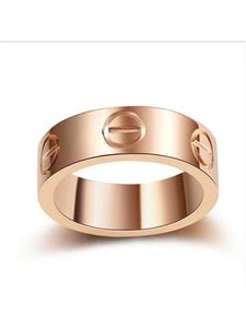 Designer Popular Carter High Edition 18K Rose Gold Classic Ring AU750 HOMMES ET FEMANS MARIAGE LOVATURE Signature Snc5
