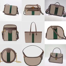 Diseñador Popular Estilo Ophidia Bolsos Mujeres Hombro Crossbody Bolsas Tote Compras Messenger Cross Body Satchel Vintage Bolso Moda Shell Monederos Lujo