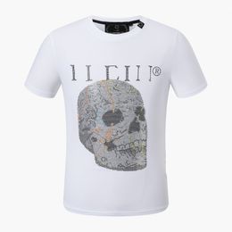 Designer PP Skull Diamond T-shirt Tiger Phillip Plain T-shirt da uomo manica corta Dollar Bear T-shirt di marca T-shirt con teschi di alta qualità Top P2108