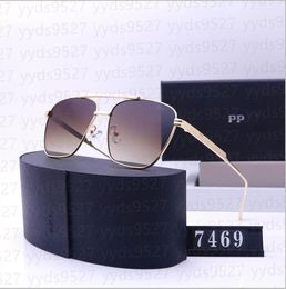 Designer PRA et DA Brand Brand pour hommes et femmes Small Spreezed Frame Ovale Glasses Premium UV 400 Lire la barrière continue des lunettes de soleil exceptionnelles