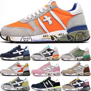 Designer Premiatas Italie 2024 pour les hommes femmes authentique Nouveau Vintage Premiate Couple Rice Premiada Running Sneakers Casual Shoes 643