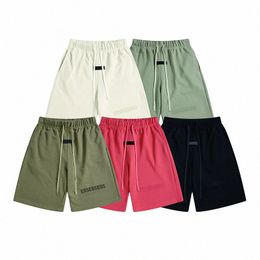 Designer Imprimé Shorts pour hommes Ess Shorts unisexe Lettre Shorts de sport Casual Sports Loose Oversize Style Drawstring Genou Lengh Shorts Taille S- Z0gZ #