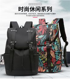 Designer Gedrukte geruite haaienpatroon Backpack Unisex Backpack Nieuwe mode grote capaciteit reistas computerzak Schooltas