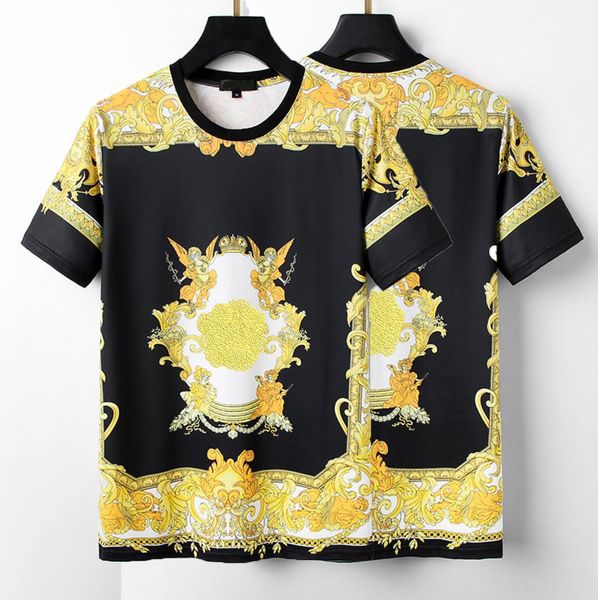 Camisas impresas de diseñador Mens Sport T Shirt 2023 Summer Casual O Lower O Neck Slewer Cotton Fabrica 2xl 3xl Tamaño asiático Tees