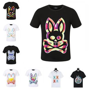 Ontwerper Psychos Bunnys zomer casual t-shirt heren dames skelet konijn nieuw ontwerp multi-stijl heren shirt modeontwerper t-shirt paar korte mouwen tops