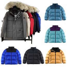 Designer Puffer Down Jacket Hommes Hiver Manteaux chauds Femmes Parka Manteau CA Marque Luxe Puffer Vestes Coupe-vent Lettres de broderie Streetwear Causal Goo a1Id #