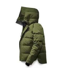 Designer pufferjack lange pufferjas Heren Designer overjas puffer herenjas Premium koppeljas Warm dik dons Wit eendendons vulling legergroen L6