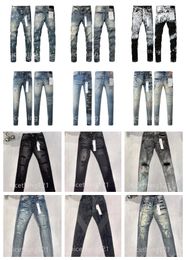 designer PURPLE BRAND jeans pour hommes Pantalons en denim Hommes Jean Pantalon noir Streetwear Pantalon de survêtement décontracté Qualité haut de gamme Design droit Pantalon rétro