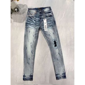 Designer Purple Brand Jeans for Men Women Pantal