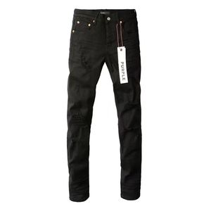 Designer Brand Purple Brand pour hommes Pantalons Summer Hole Summer Hight Quality Embroidery Jean Denim Trant