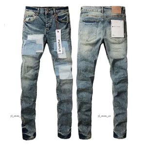 Designer paarse merk jeans heren skinny jeans broek lange modetrend amirs jeans hippop slanke denim recht streetwear magere broek groothandel kusbi jeans