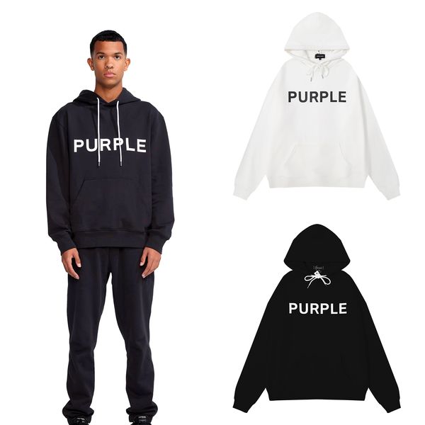 Designer Purple Sweatons Men de créateurs swetshirts hiver