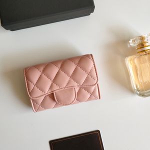 Monedero de diseñador Monedero Carteras para llaves Titular de la tarjeta Bolsa de trabajo Cartera Diseñador Marca Bolsos Bolsos de diseñador para mujer de cuero genuino de alta calidad C Letra dorada Bolso de lujo