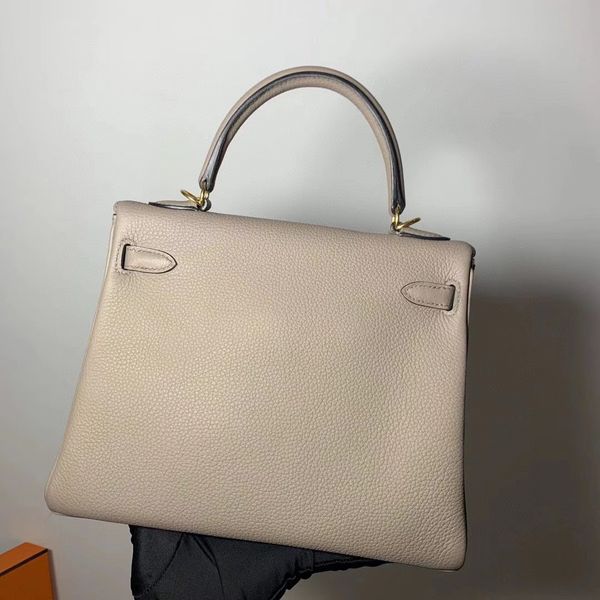 sacs de créateur sac à main de luxe 28cm bacs de mode pour dame charmant sac d'épaule authentique togo en cuir à la main