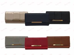 Longues femmes portefeuille pliant luxe porte-cartes d'affaires concepteur en relief porte-monnaie plusieurs couleurs porte-passeport Smartphone sac