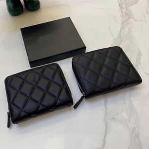 Designer Purse Wallet Leather Fashion Black Letter Dames Man Key Pouch Card Holder Luxe Wallets Embossed Cardholder