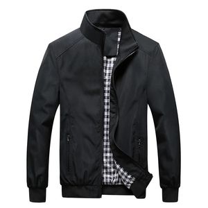 Designer Qualité Bomber Solide Casual Veste Hommes Printemps Automne Survêtement Sportswear Hommes Vestes Baseball Mâle Manteaux