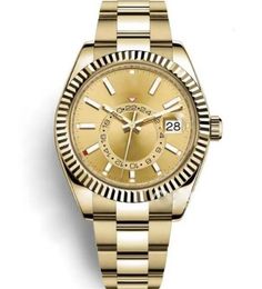 Designer Quality Mens Automatic Watch Watches Rlx Reloj Sapphire kalender 42 mm roestvrijstalen Skydweller Luminous waterbestendige polshorloges Montre de Luxe Watchs