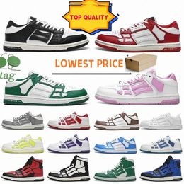 Hardloopschoenen voor heren van designerkwaliteit Enkellaarsjes Platte platform sneakers Bone skel topschoenen sneakers voor heren Heren Dames Schoenen Applique outdoorschoenen voor heren