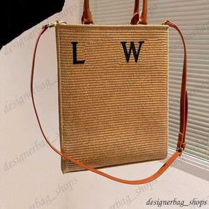 Ontwerper Raffia Geweven Zak Strozak Vierkante Tas Gingham Tote Handtas Schoudertas Bucket Bag Crossbody 2023 Mode Dames Strandtas Grote Capaciteit Tas 230408