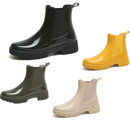 Bottes de pluie de marque Martens bottes Martin hommes femmes baskets noir jaune kaki cuir bottines courtes hiver neige chaussures chaudes en plein air