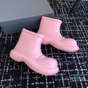 Designer - Rainboots Femmes Mode Bottes de pluie antidérapantes Chaussures d'eau pour adultes Bottes imperméables Couvre-chaussures longues